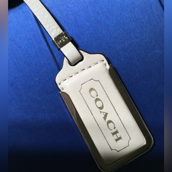 COACH KEY FOB BAG CHARM KEYCHAIN HANGTAG 2.75” FRAMED TAG - Picture 3 of 7